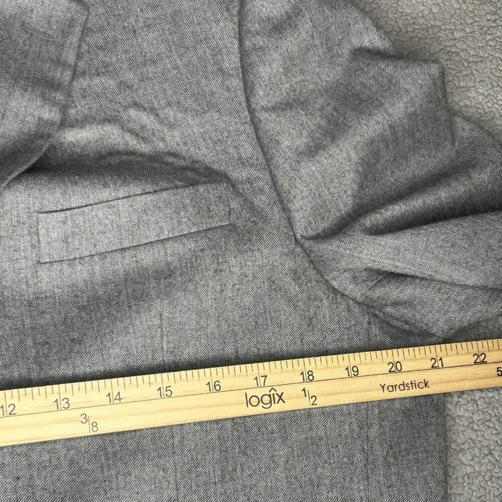 Lauren Ralph Lauren Blazer Mens 40R Gray Wool Blend Two Button Sport Coat